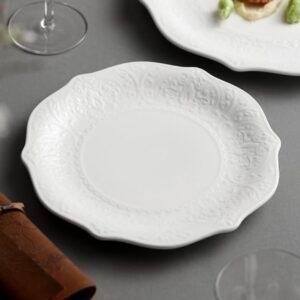 Modern dinner plate designed for elegant event table settings and formal dining experiences.