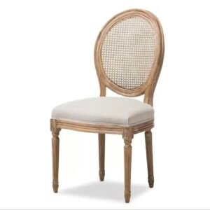 Luxury modern chair with a soft back designed for elegant weddings, receptions, and event seating.